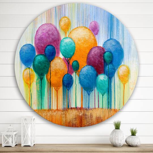 Designart - Colourful Ornamental Trees IV